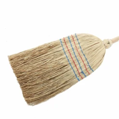 Balai Paille De Riz 5 Fils Avec Manche - Wilmart