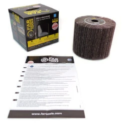 Brosse à Lamelles Abrasives A80 Diamètre 120 Mm Fartools -Direct Mat Boutique brosse a lamelles abrasives a80 diametre 120 mm fartools 1 2