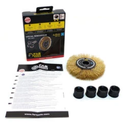 Brosse De Précision/finition Laitonnée Diamètre 120 Mm Fartools -Direct Mat Boutique brosse de precision finition laitonnee diametre 120 mm fartools 2