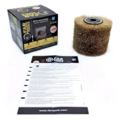 Brosse Fil Laitonné 0.3 Diamètre 120 Mm - Fartools -Direct Mat Boutique brosse fil laitonne 03 diametre 120 mm fartools 2