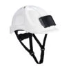 Casque Endurance Blanc Avec Porte-badge Portwest