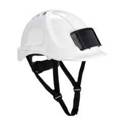 Casque Endurance Blanc Avec Porte-badge Portwest