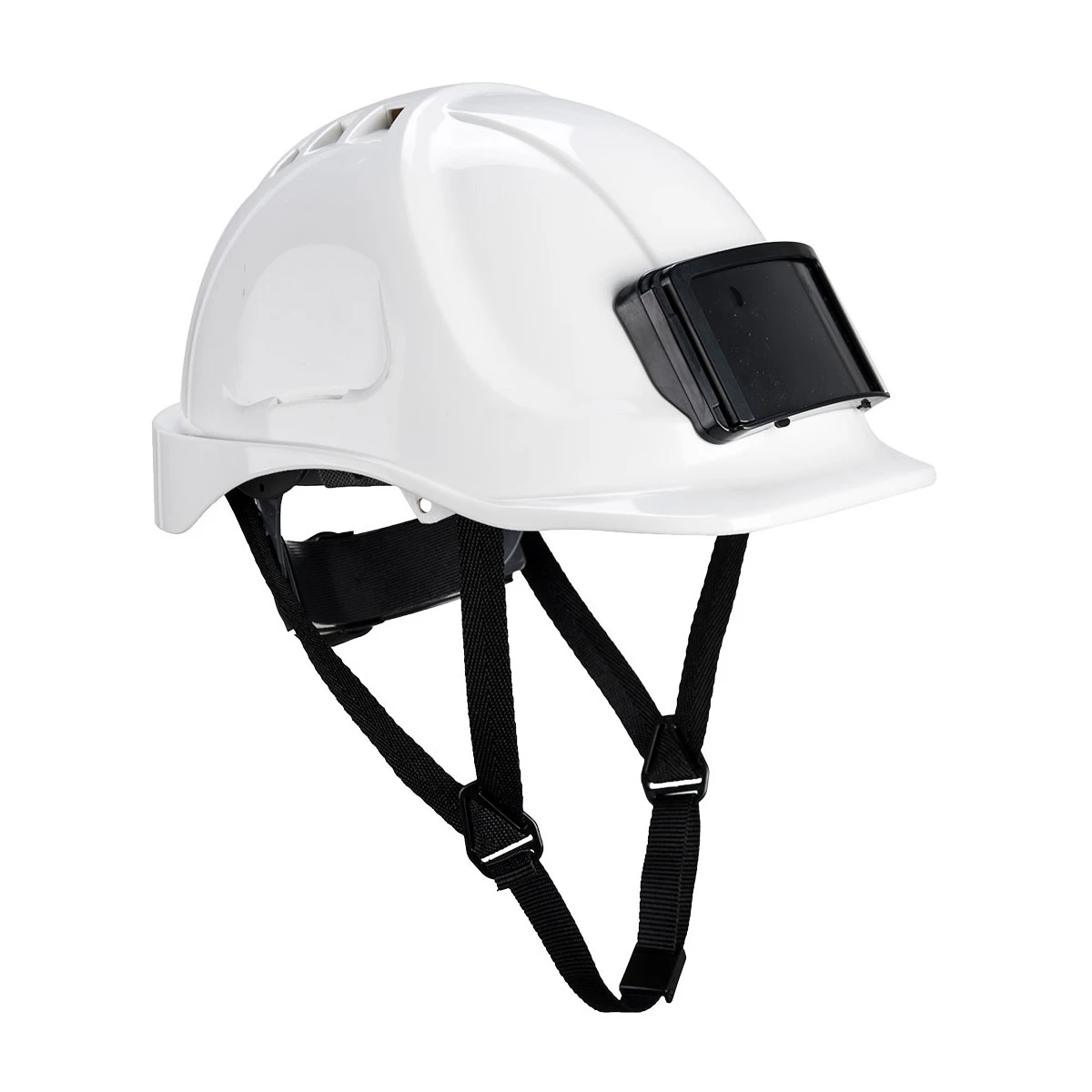 Casque Endurance Blanc Avec Porte-badge Portwest 1 Casque Endurance Blanc Avec Porte-badge Portwest