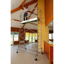 Echafaudage JUNIOR 200 Hauteur De Travail 6.80 M Tubesca Comabi -Direct Mat Boutique echafaudage junior 200 hauteur de travail 680 m tubesca comabi 2