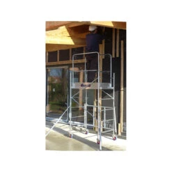 Echafaudage Roulant Acier Rolly Mini 3,80 M - Duarib -Direct Mat Boutique echafaudage roulant acier rolly mini 380 m duarib 2