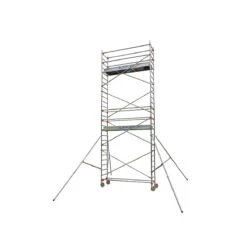 Echafaudage Roulant Aluminium AL 255 - Hauteur Travail 6,90 M Duarib
