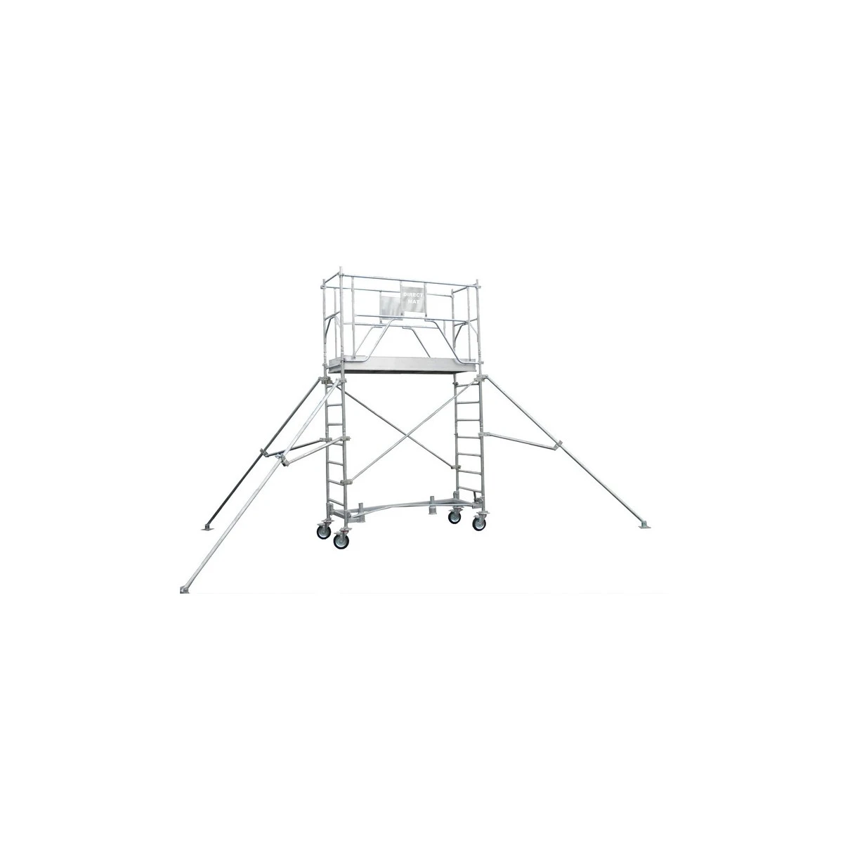 Echafaudage Roulant Acier - Hauteur 4 Mètres 1 Echafaudage Roulant Acier - Hauteur 4 Mètres