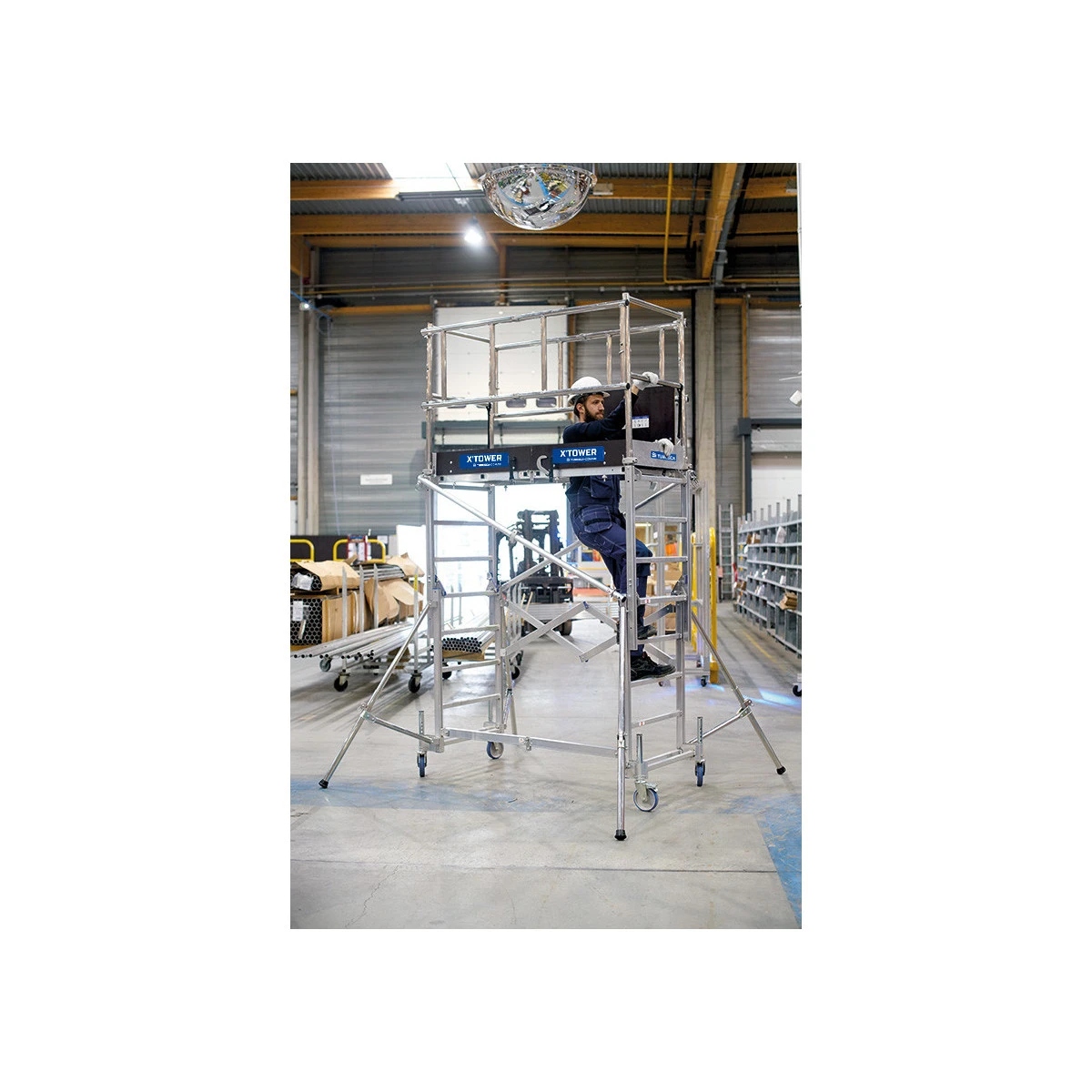 Echafaudage Télescopique X'TOWER 4 M + Kit Embarq Offert - Comabi 2 Echafaudage Télescopique X'TOWER 4 M + Kit Embarq Offert - Comabi – Image 2