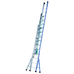 Echelle PLATINIUM 300 Coulisse à Cordes 3 Plans 12.49m Tubesca Comabi