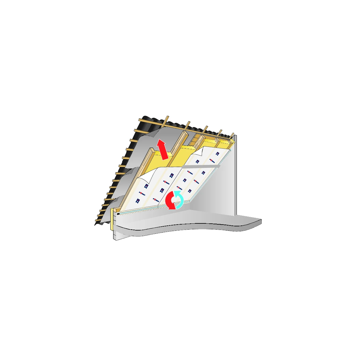 Ecran Pare-vapeur Klimastar Vario 75 M² Forch 4 Ecran Pare-vapeur Klimastar Vario 75 M² Forch – Image 4