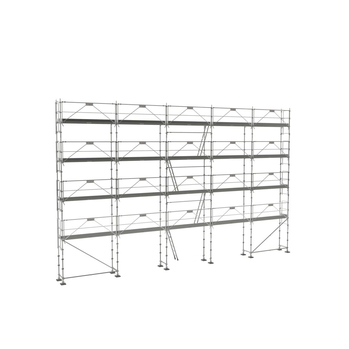 Lot Echafaudage R200 Progress Premium 160m² (FUSIO+PLANCHER ALU BOIS 1 Lot Echafaudage R200 Progress Premium 160m² (FUSIO+PLANCHER ALU BOIS