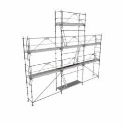 Lot échafaudage R200 Progress Pignon 68m² (RCE+Fusio) Tubesca Comabi