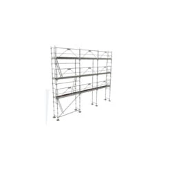 Lot Echafaudage R200 Record First 80 M² (alu/bois) Tubesca Comabi