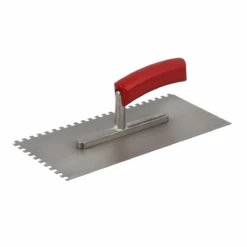 Platoir Dents Carrées 10x10 Manche Bois - Wilmart