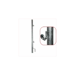 Potelet à Anneau Galvanisé Pour Garde-corps 2 Positions - Ø 40 Mm